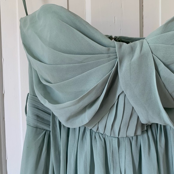 Bridesmaid’s dress. Birdy grey. Sage green color. Size small, fits like a 4. - Picture 7 of 10